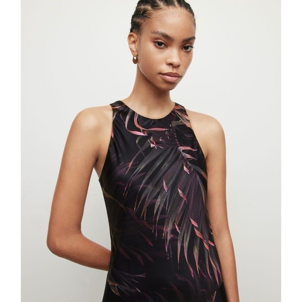 Allsaints Women’s Juni Luar Silk Blend Dress WD346W Sz 4 US / 8 UK NWT